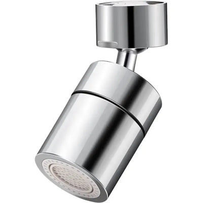 Dual Function 360 Degree Rotation Swivel Faucet Spray Head, Soft Bubble and Strong Spray, FM22 Adapter, stainless steel material