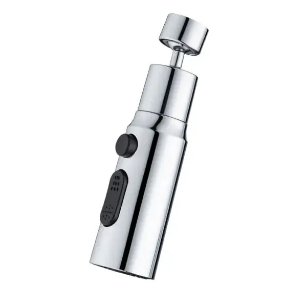 Spray head compatible with kitchen mixer 3 Spray Modes 720 Degree Rotation Rotatable faucet shower, Silver Finish