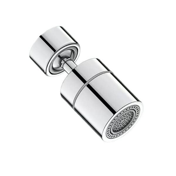 Dual-Mode Faucet Aerator with 720 Degree Rotation 0, ABS material, 720 degree rotation, multiple spray modes, universal compatibility