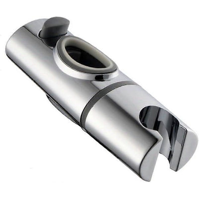 Shower Bracket, Shower Rod Slider, Replacement Bracket for Hand Shower Especially for Oval Slider Rod Height Adjustable Spray Holder on, Chrome Finish