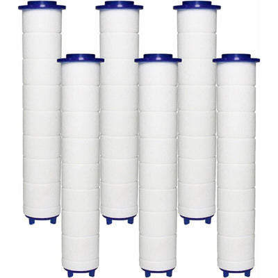 Filter Shower Head 6 PP Cotton Filters, PP Cotton Filter Element for Shower Head and Ionic Filter, for Rain Shower Head