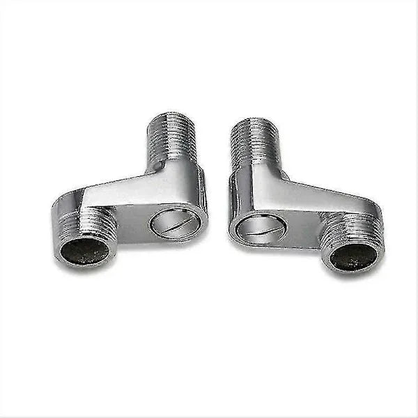 2-Pack Bathtub Faucet Adapter, Adjustable Swing Arm, 20/25 mm Brass Mixer Connector, Chrome/Starlight Finish Options