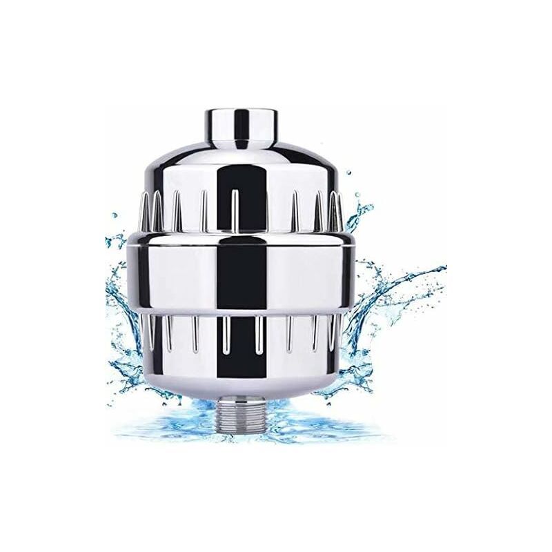 Shower Filter, Anti-limescale Shower Filter- Filters chloramine, fluoride and heavy metals, Shower Filter with Replacea