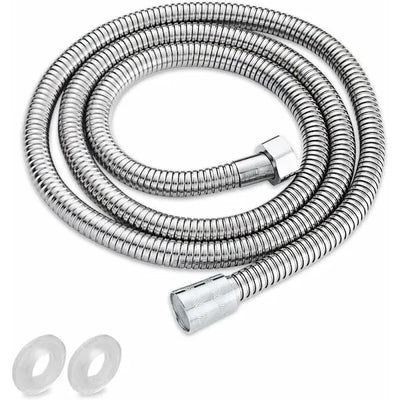 Retro Brass Shower Hose, 150 cm Length, Universal 1/2 Thread Connection, ensures that, despite being exposed material, G1/2 Thread