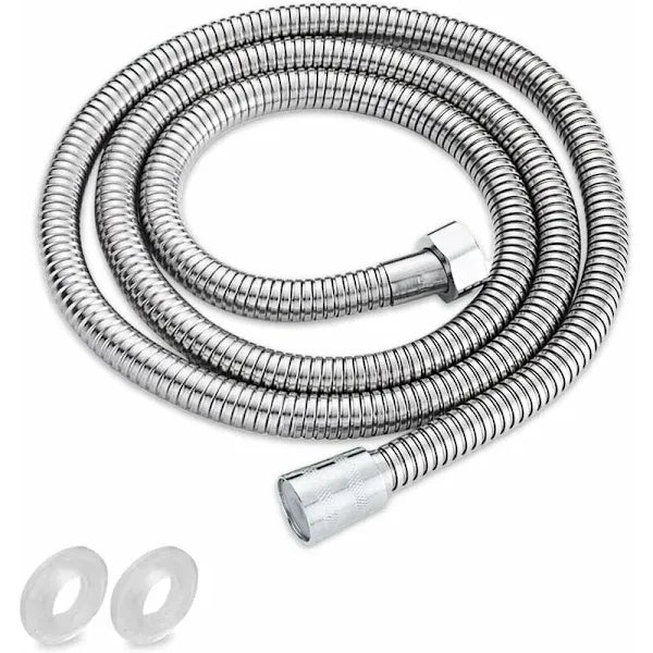 Retro Brass Shower Hose, 150 cm Length, Universal 1/2 Thread Connection, ensures that, despite being exposed material, G1/2 Thread