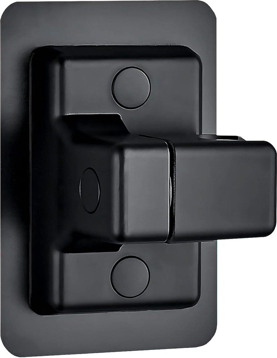 Shower Head Holder, 360 Degree Rotation Adjustable, Self-Adhesive, No Drilling, Waterproof, Universal, ABS material, Black Finish