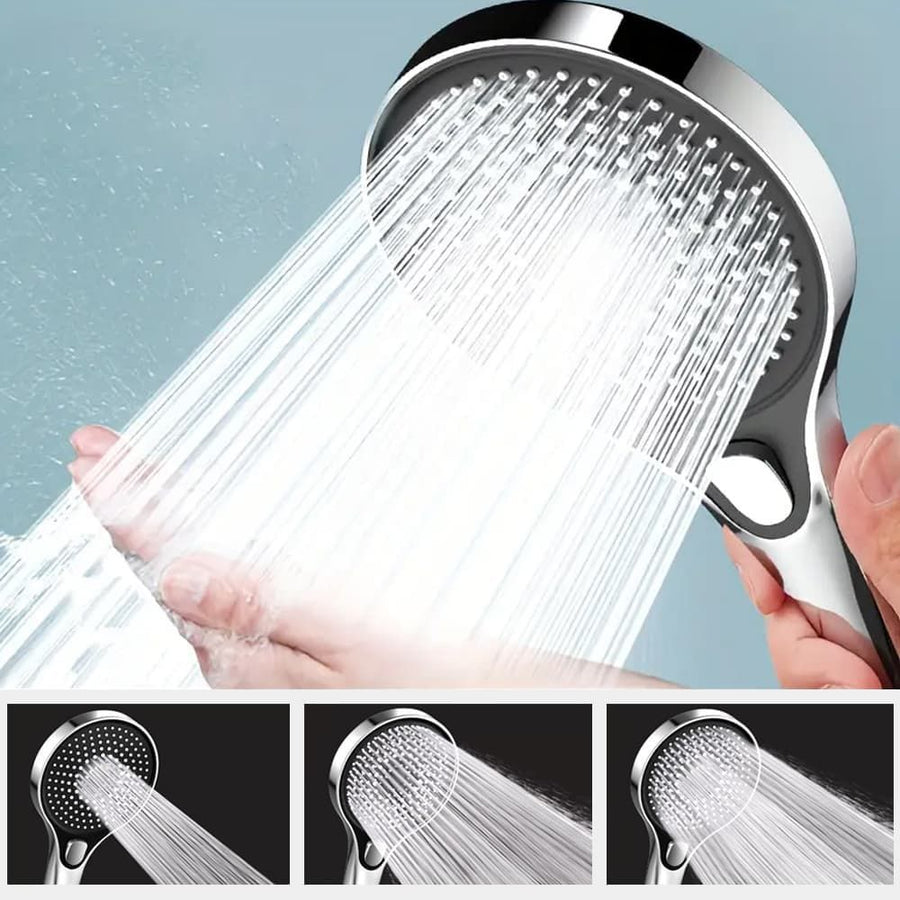 High Pressure Shower Head with Large Panel- Pressure Boosted, Super Powerful Rain Shower for Bathroom, high-pressure spray