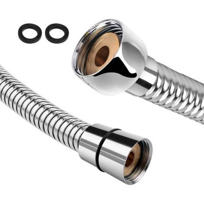 80 cm Stainless Steel Flexible Shower Hose for Bathroom, 1/2 Inch Interface, Replacement Water Connection Hose