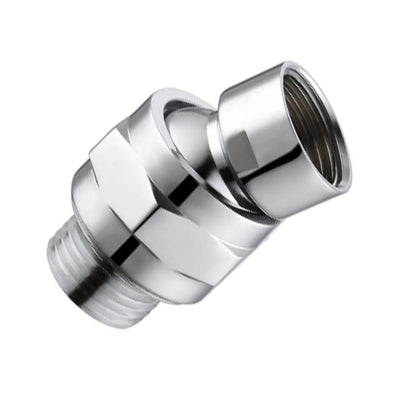 1 Pieces Shower Head Swivel Ball Adapter, Metal Shower Connector Ball Joint, Adjustable All-Purpose Shower Arm Extension Component, A