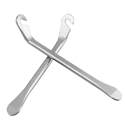 Tire Iron Spoons Tire Changer Pry Bar Set of 2 Tire Repair Tool Kit Changer Remove Tire Heavy Duty Metal Steel