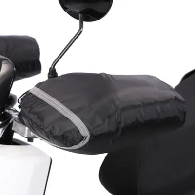 Long Lasting Premium Replacement Motorcycle Grip Handlebar Muff Windproof Waterproof Warm Handlebar Gloves, Made of Nylon