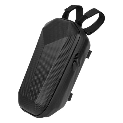 Replacement 4L hard shell bag electric scooter bag hard shell EVA waterproof front bag hanging bag driving folding bicycle bag, Black Color