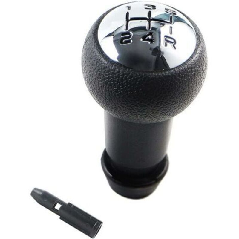 Replacement Speed Manual Gear Shift Knob for Peugeot 106 107 205 207 306 307 308 405 406 407 607 / CITROEN C2 C3 C4 Picasso - Black & Silver.