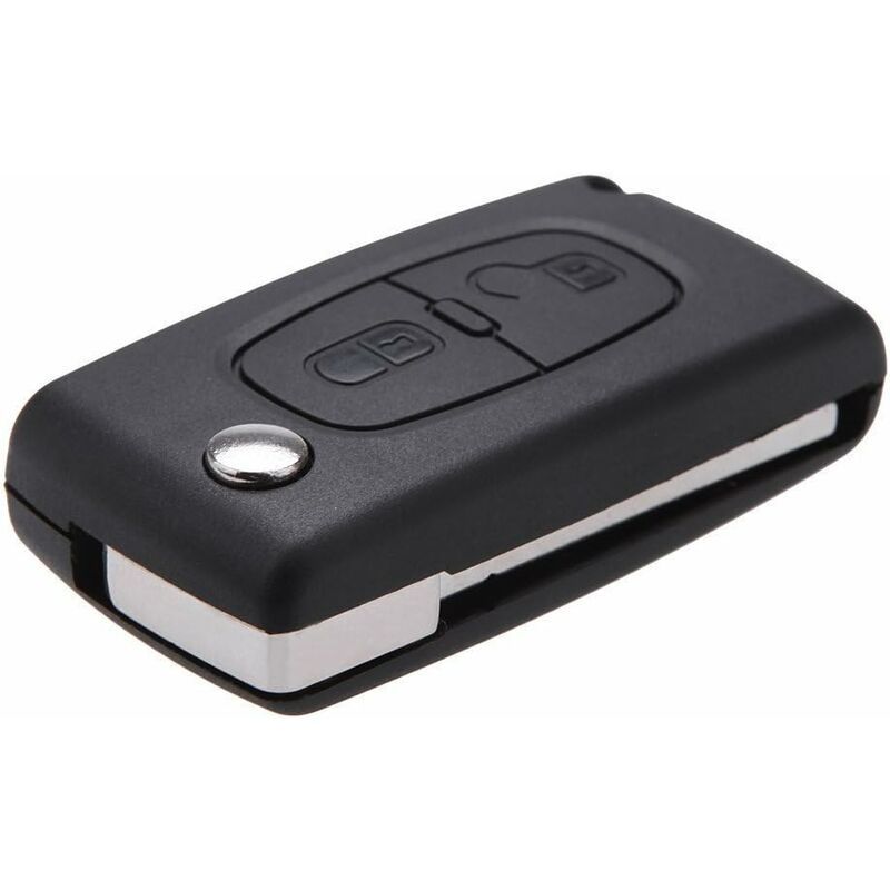 Key Shell, Peugeot Key Case Pouch Protective Cover Replacement for  Peugeot 207 307 308 ce0536, Made of Plastic