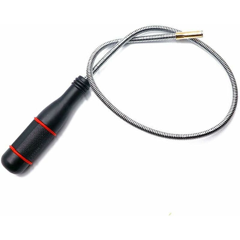 Flexible Magnetic Pick Up Tool 590mm - Portable Magnet for Nuts, Bolts, Screws, Auto Parts - 1pc, Made of Metal