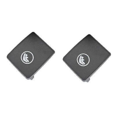 Replacement Bil Bakre Krok Isofix Skydd För V60 V90 Xc40 Xc60 S60 S90 - 2x Svart Barnsäkerhet, Made of Abs, Black Color