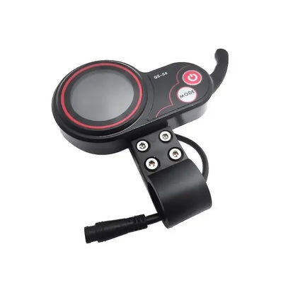 Qs-s4 48v-60v Throttle Throttle LCD Display Meter compatibility with Zero 8 9 10 8x 10x Electric Scooter 6pin Display-ya, Made of Plastic, Black Color