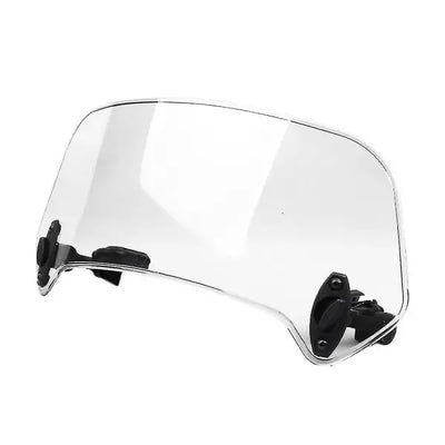Transparent Color Universal Motorcycle Adjustable Windshield Extension Windscreen Spoiler Deflector, Made of Plastic