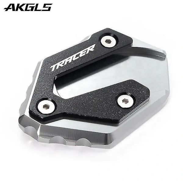 CNC side stand extension and tire valve guard for Yamaha Tracer 900 /gt 700 /gt Tracer 9/gt 7/gt Mt-09 Sp Mt07, Made of Aluminum