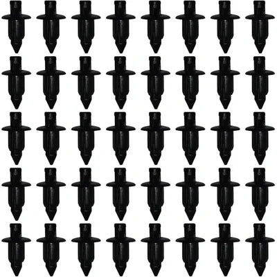 Plastic rivets, Vehicle mounting clips, 50 pcs Body for Yamaha/Suzuki/Kawasaki/Forza, Plastic fairing 6 mm hole, Replacement Part