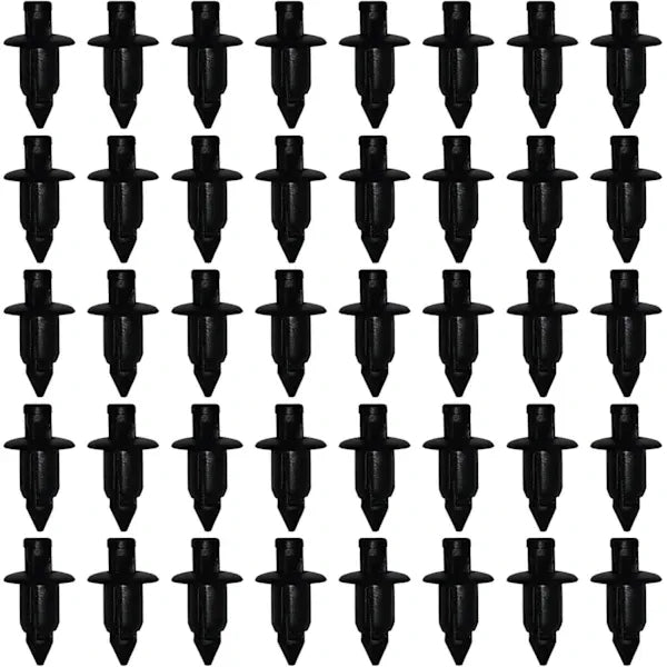Plastic rivets, Vehicle mounting clips, 50 pcs Body for Yamaha/Suzuki/Kawasaki/Forza, Plastic fairing 6 mm hole, Replacement Part