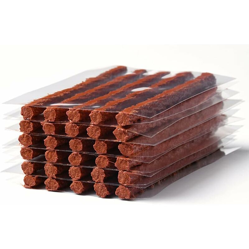 Premium Replacement 30Pcs Tire Repair Strips Car Tire Repair Tubeless Tire Repair Wick Tire Repair, Made of Rubber