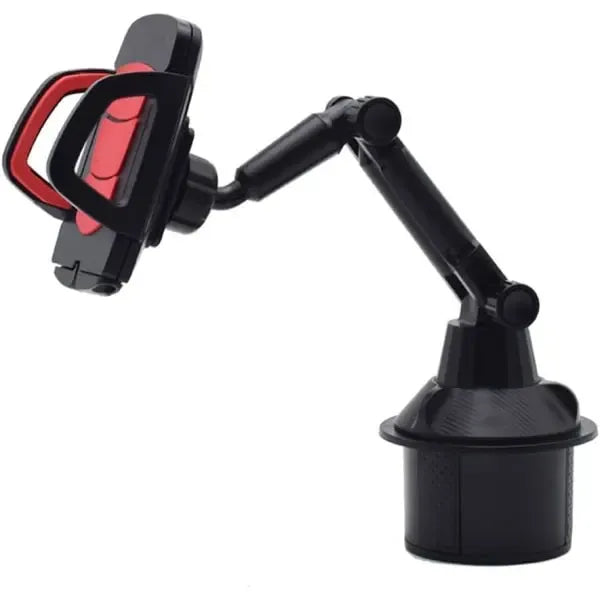 Compatible CDQ Center Console Mobile Phone Holder Car Drink Holder Gooseneck Universal Adjustable for 5-9.5 cm (red） red, Made of Plastic
