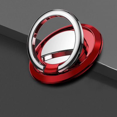 Replacement 360° Rotatable Finger Ring Mobile Phone Holder Stand Grip For Universal Magnetic Car Holder Phone Back Sticker Pad Mount Sticker | | Red