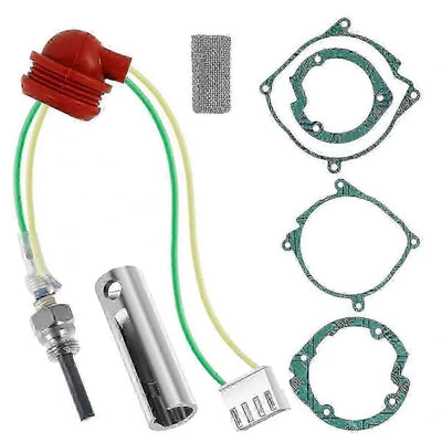 Durable High Quality 12V Glow Plug Repair Kit for 2KW 5KW 8KW Heater Efficient, Made of Steel, Red Color, Perfect Fit