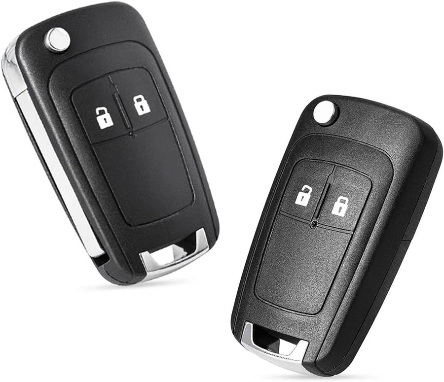 Buttons Remote Car Key Case Replacement Fob Compatible with Vauxhall Opel Astra Insignia Vectra Zafira Meriva Mokka Key Shell (With Blade)