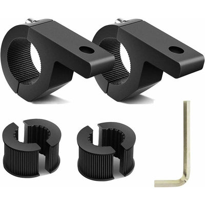 Heavy Duty 2pcs 19-30mm Roof Rack Bracket LED Light Holder Roll Bar Clamps Clamp,for Roll Cage Bar for Off Road,SUV