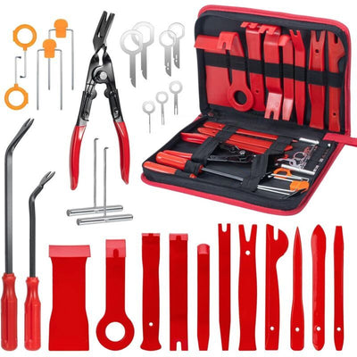 High Quality 28Pcs Auto Mechanic Tool Kit Car Cleaning Kit Car Cover Fastener Accessories Clip Removal Repair Tools