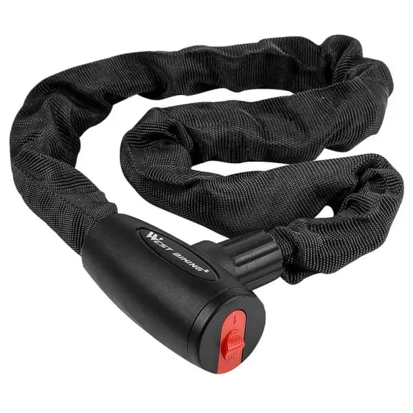 Durable High Quality Chain lock / Bicycle lock / Moped lock 1.2m with 2 keys, Replacement Part, Perfect Fit, Easy to Use