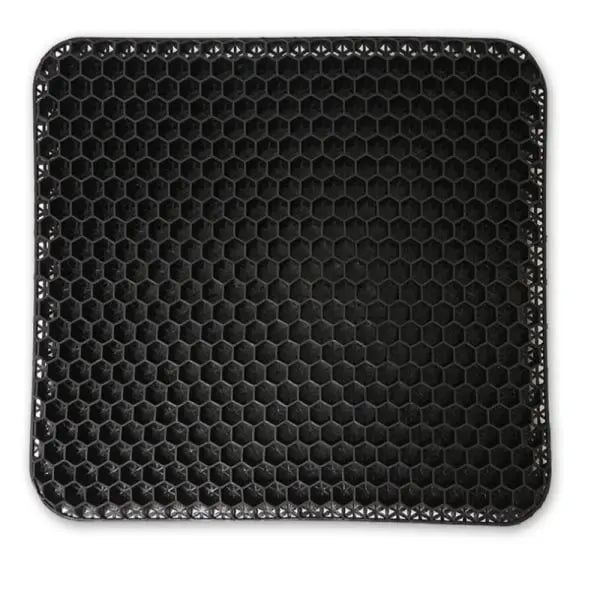 Reliable Professional Premium Breathable Gel Seat Cushion Black Anti-Bedsore Pressure Relief Cushion, Perfect Fit