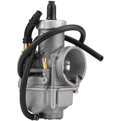 For Keihin PE28 28mm Carburetor Carb Fits For Honda CR80 CR80RB 1996-2002 CR85 CR85R 2003, Aluminum material, Grey Color