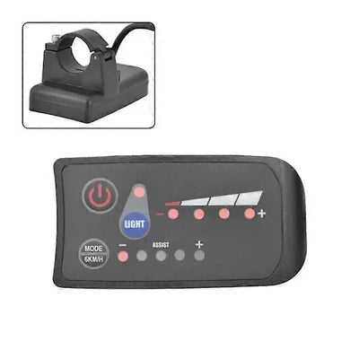 S810 E-Bike Meter LED Display 36V IP65 for Electric Bike Electric Bicycle Meter 5PIN Black, ABS material, automotive replacement use, Black Color
