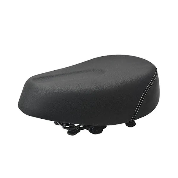 Electric Bicycle Saddle Expansion Four Springs Seat Padded Electric Bicycle Tricycle Scooter Seat Riding, automotive replacement use, Black Color