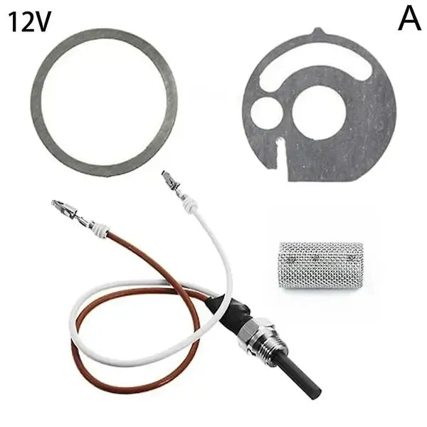 12V 24V Heater Parts Glow Plug Ceramic Pin Gaskets Strainer Wrench 252106011000 For Eberspacher Hydronic D4WS D5WSC D5WS, Ceramic + Plastic material