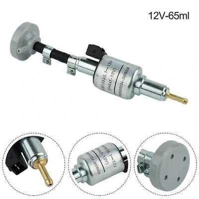 Fuel Pump for Heater 12V 65ml For Webasto DP30 86115A 86115B 85106B Fuel Pump For Webasto Car Accessories, Metal material, Silver Color