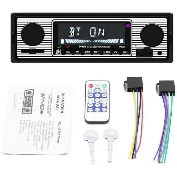 Smart Player Bluetooth Retro MP3 FM Car Accessories, wireless audio upgrade, vehicle stereo use, for automotive repair and installation