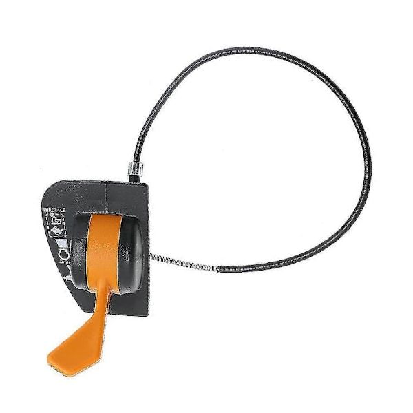Gy21983 Throttle Cable Control Unit For John Deere D110 D120 107s D100 D105 X115r X125 X105 X145, Plastic + Metal material, Black/Orange Color Options