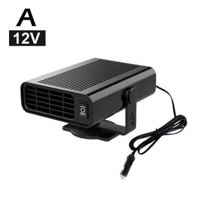 500W Electric Car Heater DC 12V Heater Fan Dehumidifier Defroster D, ABS material, automotive replacement use, Black/White Color Options