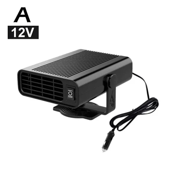 500W Electric Car Heater DC 12V Heater Fan Dehumidifier Defroster D, ABS material, automotive replacement use, Black/White Color Options