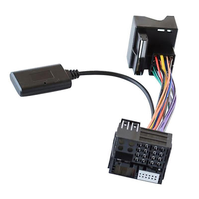 Car Audio Bluetooth 5.0 Receiver Aux Adapter For C2 C5 Rd45 Rd4 Radio Module Bluetooth Aux Cable, ABS material, Black Color