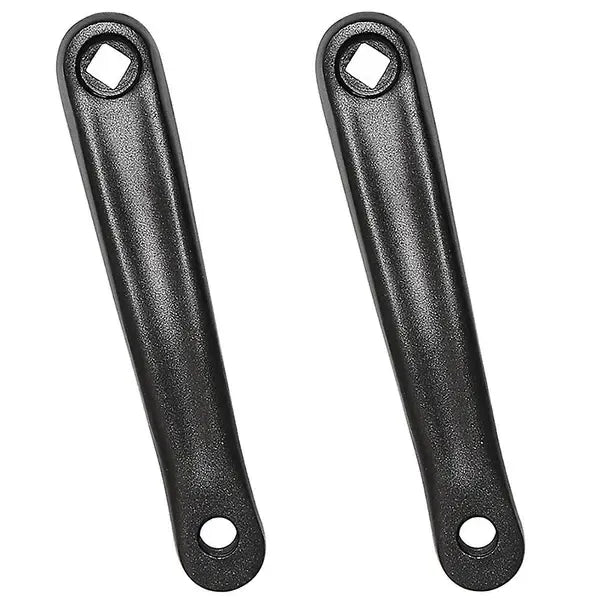 Bicycle Crank Arm(one Pair/left/right) Bicycle Replacement Hand Crank Arm For Bike Replacement Acce, Aluminum Alloy material, Black Color