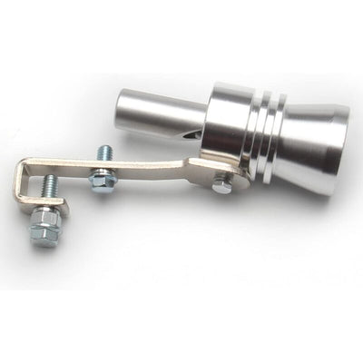 Universal Car Turbo Whistle Simulator, Aluminum Exhaust Whistle, Compatible with 56-85mm Pipe Diameter, Aluminum Alloy material