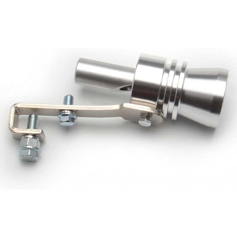 Universal Car Turbo Whistle Simulator, Aluminum Exhaust Whistle, Compatible with 56-85mm Pipe Diameter, Aluminum Alloy material
