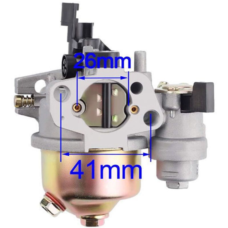 Carburetor for Honda GX160 GX200 GX140 GX168 Engine 5.5HP 6.5HP, Compatible with 16100-ZH8-W61, engine fuel mixing replacement