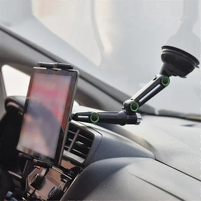 Car Tablet Holder Long Arm Suction Cup Mount for Pro Air 4-13 inch for Tablet SUV Truck Windshield Window Black, Plastic material, Black Color