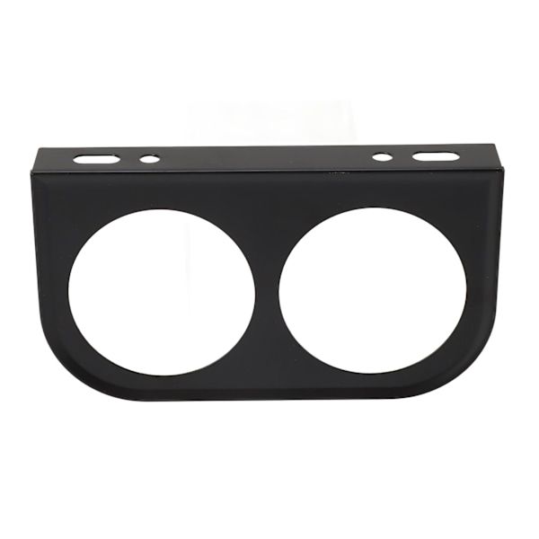 2-Hole Gauge Panel Gauge 2-1/16 Inch 52MM Universal Metal Car Gauge Mounting Dashboard Black, automotive replacement use, Black Color